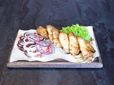 Шашлык из куриных крыльев