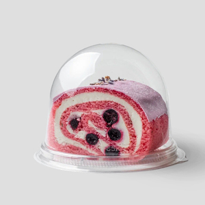 Рулет лавандовый черной смородиной