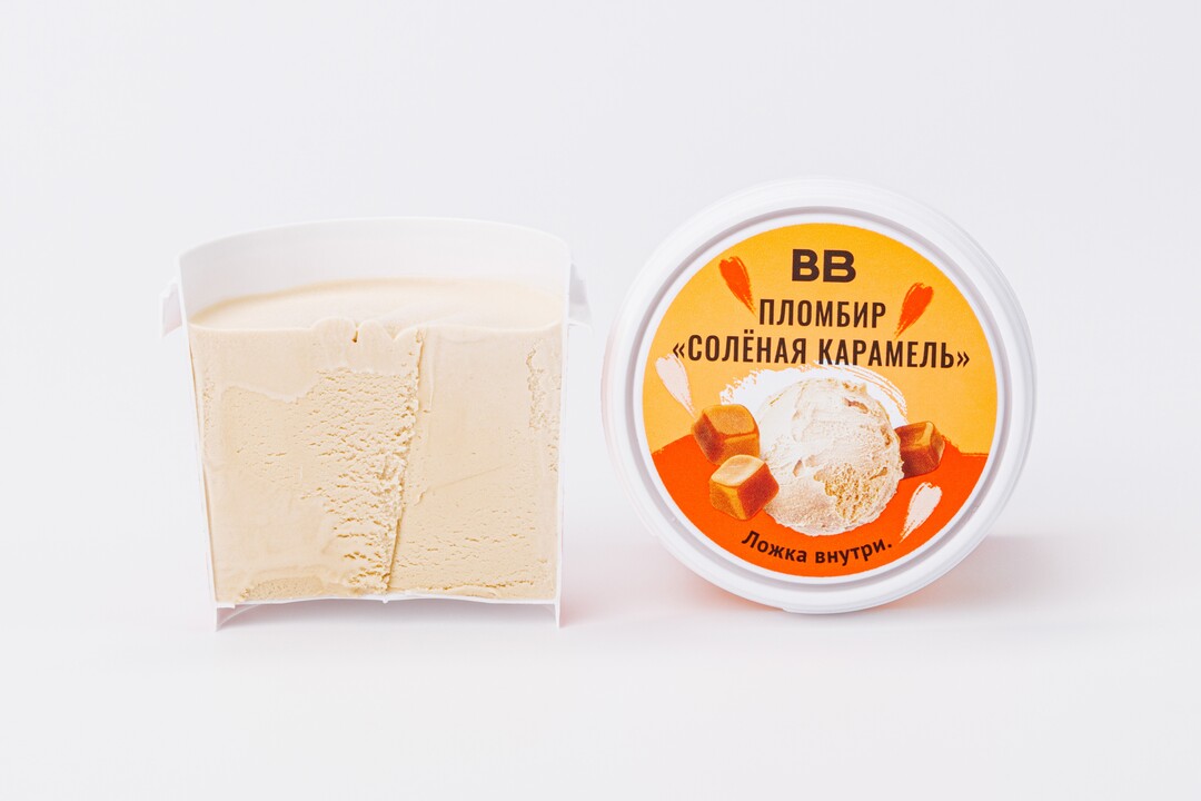 Пломбир "Соленая карамель"(Продукт замороженный)