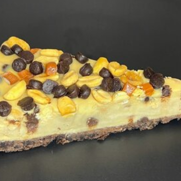 Чизкейк карамельный с арахисом