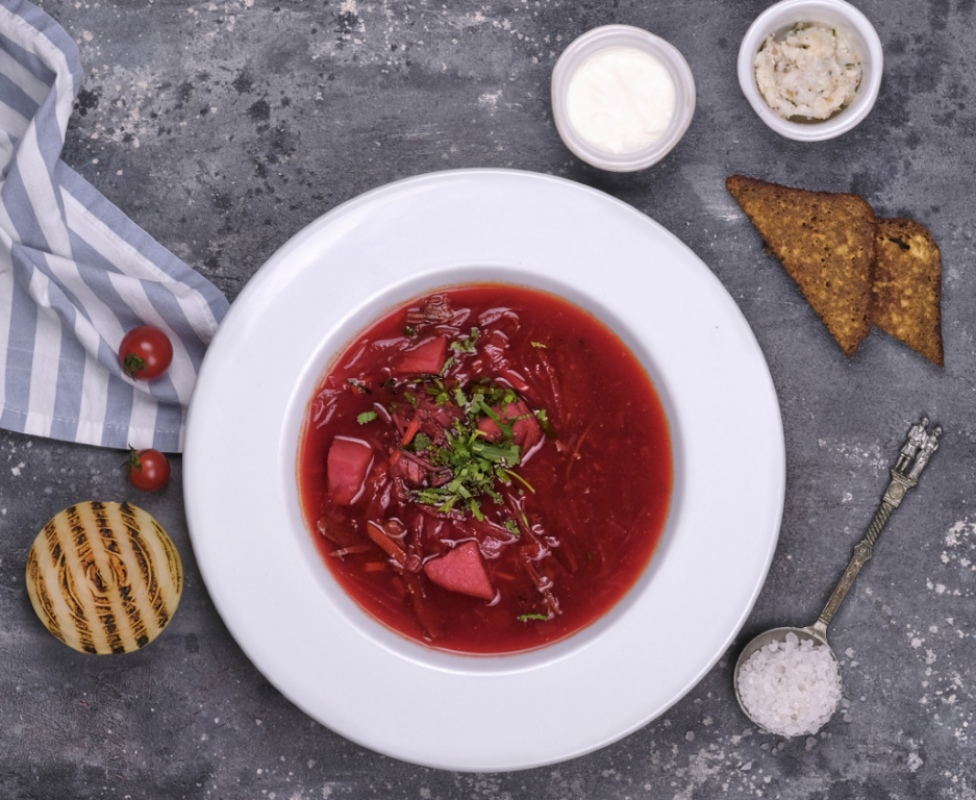 Борщ с говядиной