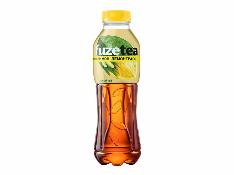 Черный чай Fuzetea лимон 0,5л