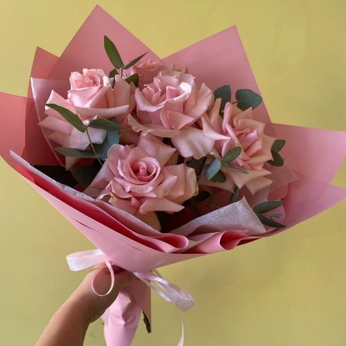 Букет розовых Французских роз