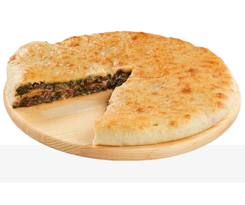 Осетинский пирог с сыром и свекол. лист.