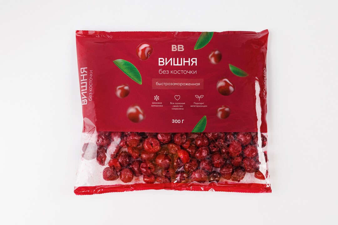 Вишня без косточки свежезамороженная(Продукт замороженный)