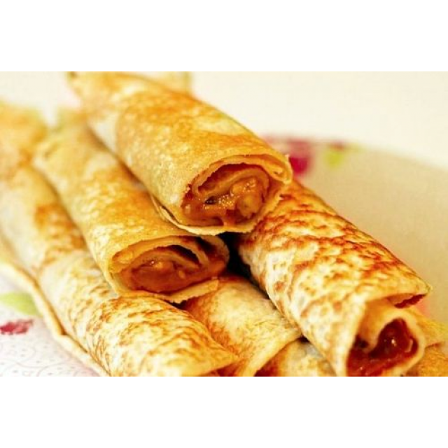 Блинчики с вареной сгущенкой