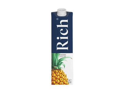 Сок Rich ананасовый 1 л