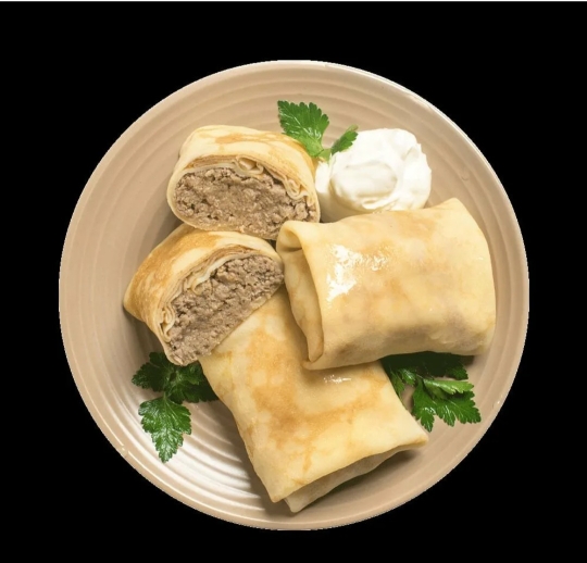 Блинчики с курицей