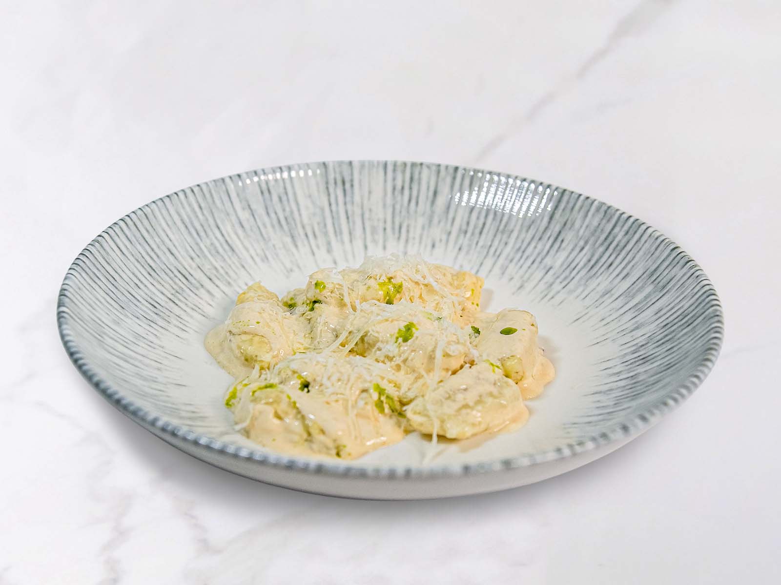 Ньоки с сырным соусом