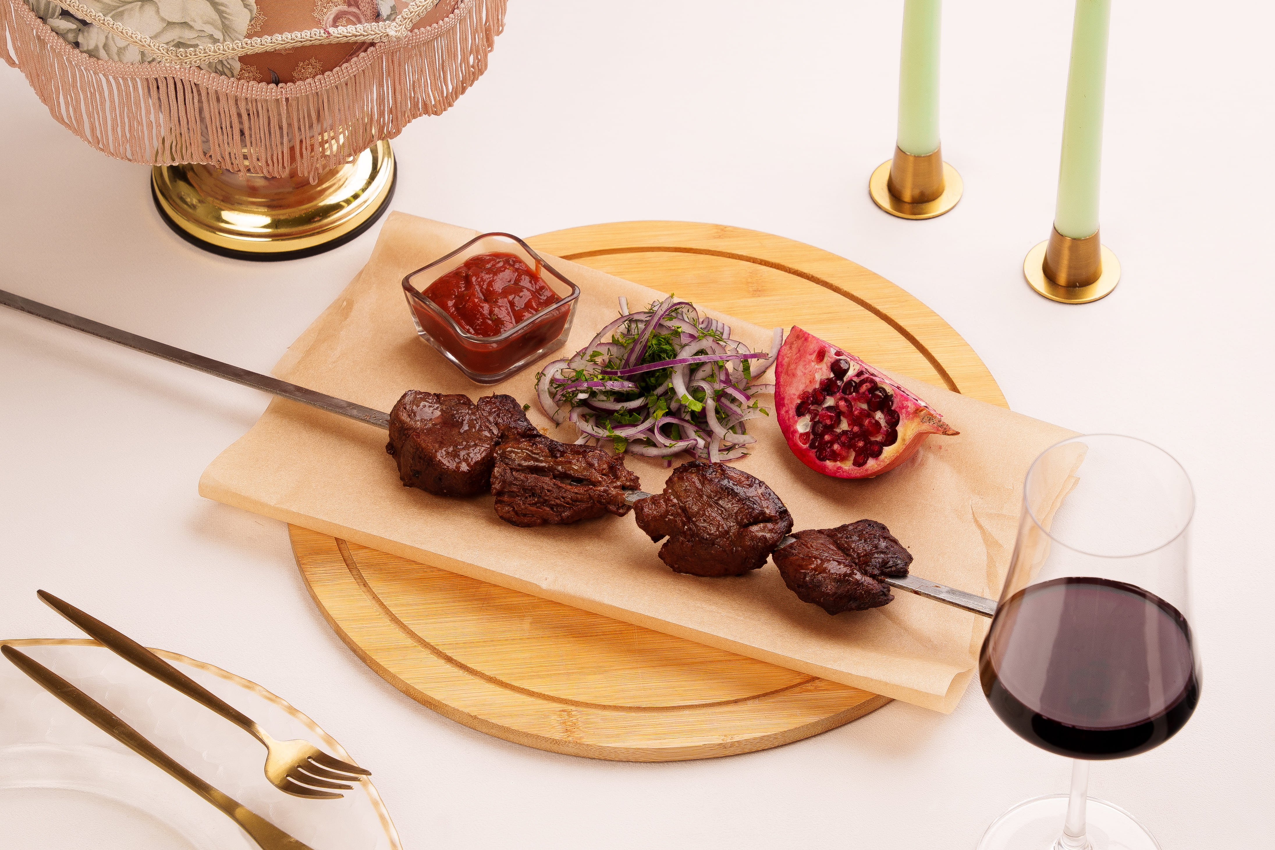 Шашлык из говяжьей вырезки