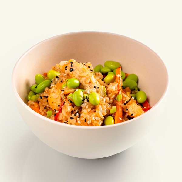 Рис-вок с КУРИЦЕЙ и соусом Пад-тай