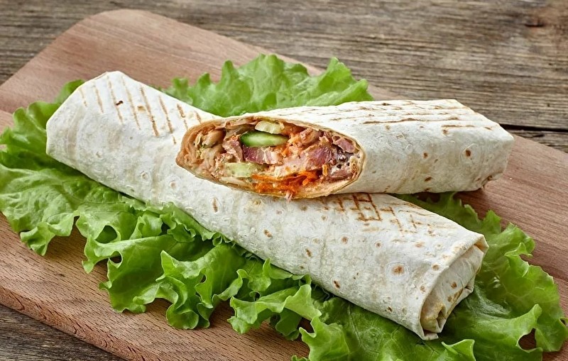 ШАУРМА с морковью по-корейски и СВИНИНОЙ