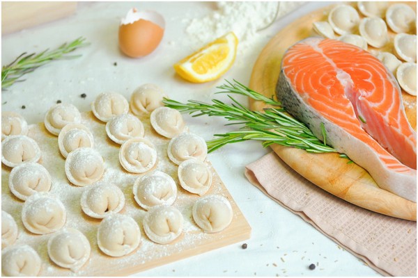 Пельмени с Форелью