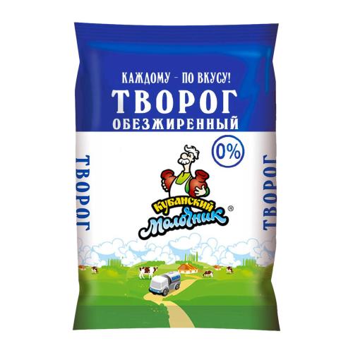 Творог Кубанский молочник Уманский обезжиренный 180г