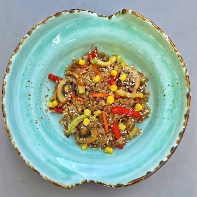 Тяхан с овощами