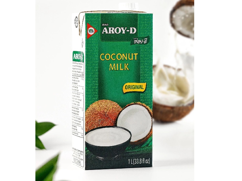 Кокосовое молоко 70% AROY-D, из мякоти кокоса, Индонезия, 1 л