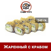 Жаренный с крабом