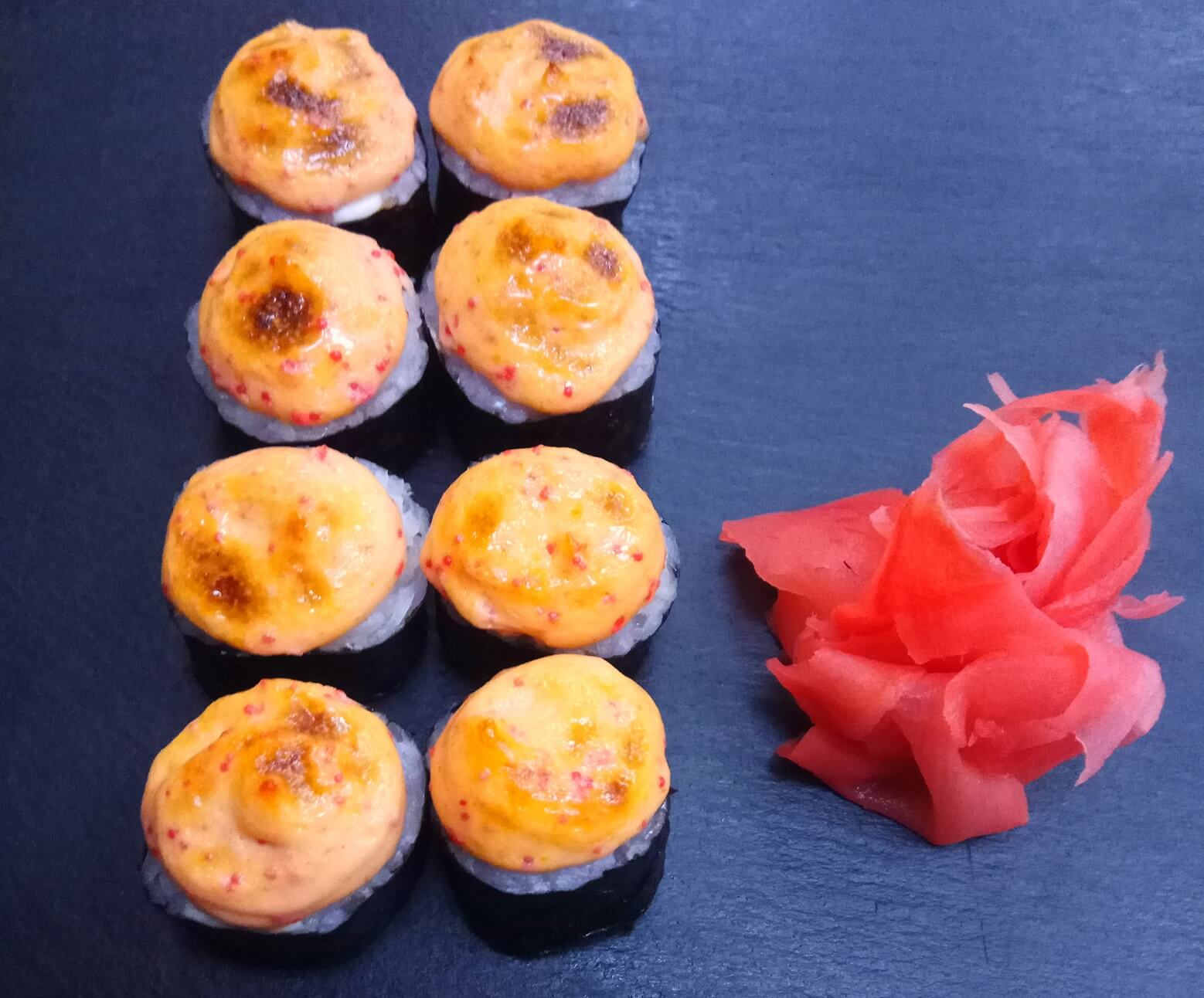 Запеченный острый с Лососем