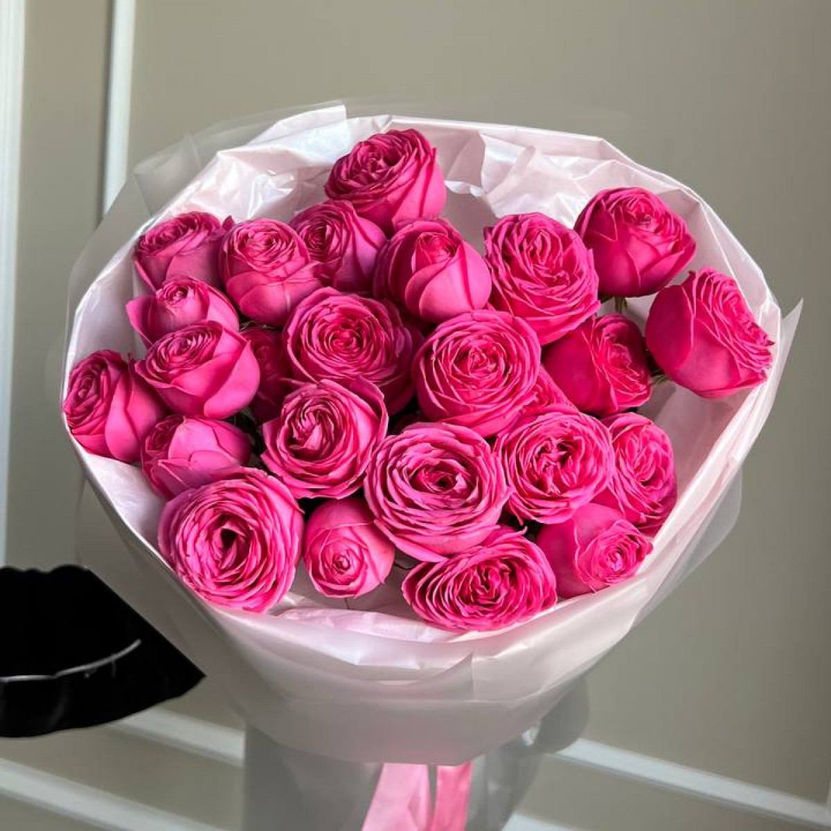 Моно букет из кустовых роз 11 (предзаказ)