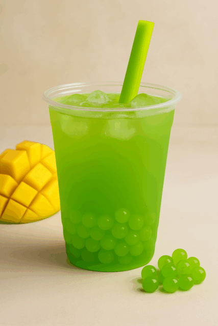 Бабл Ти Лайм с джус боллами