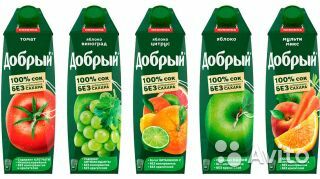Сок добрый яблоко