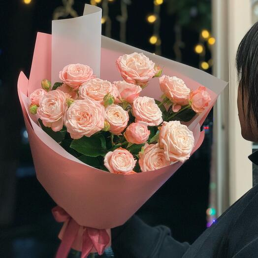 Мадам бомбастик кустовая пион роза