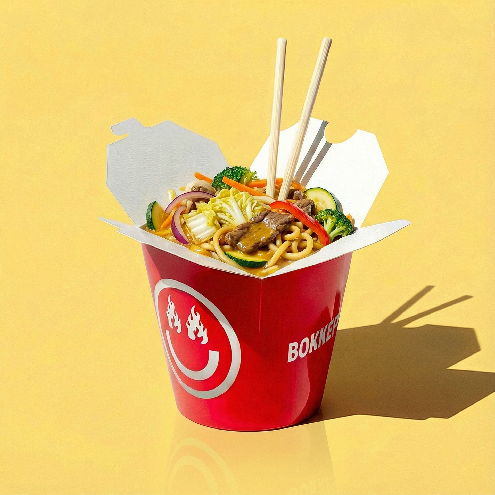 Вок говядина тайский карри