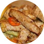 2. Начинка: Вок со свининой