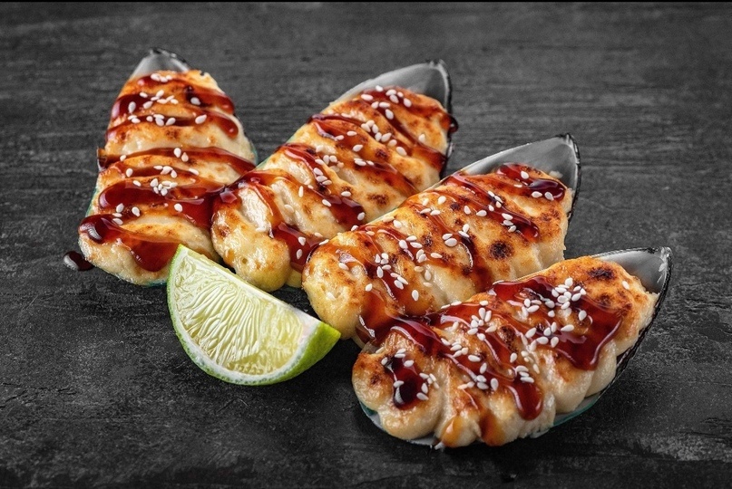 Запеченный с Мидиями