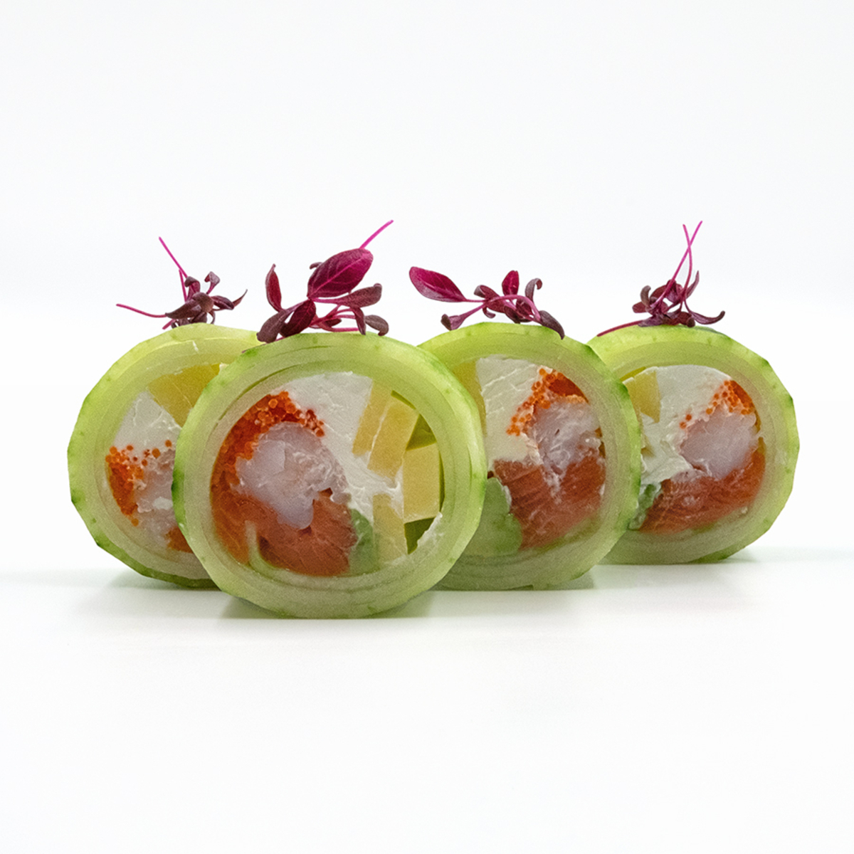 Сашими ролл в огурце