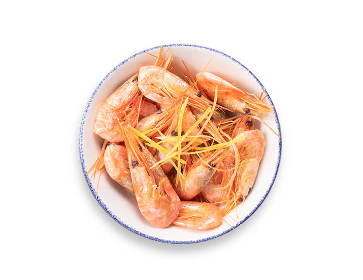 Креветки отварные