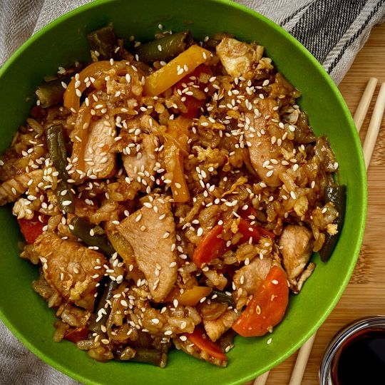 Тяхан с курочкой