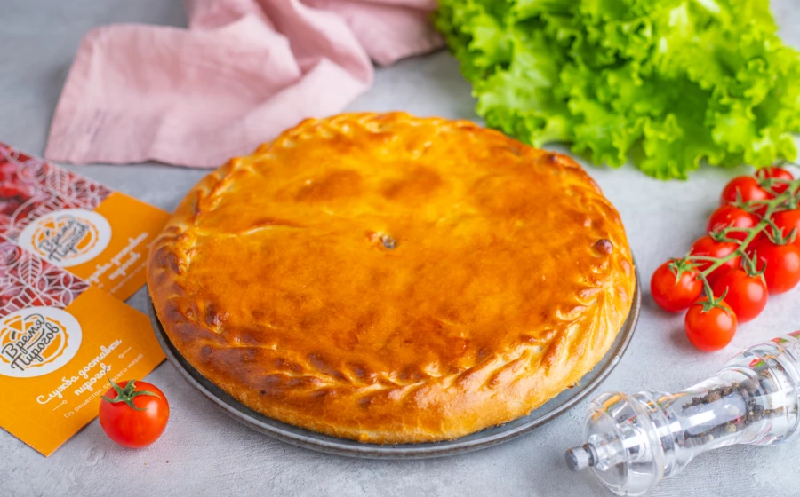 Осетинский пирог с фаршем