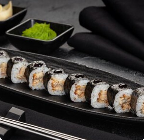 Маки с угрем