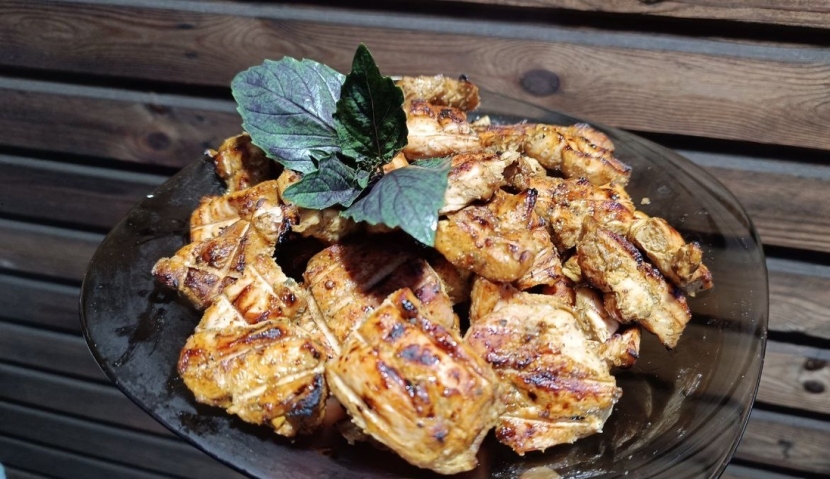 Шашлык из куринного филе