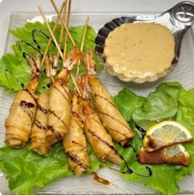 Креветки Филло