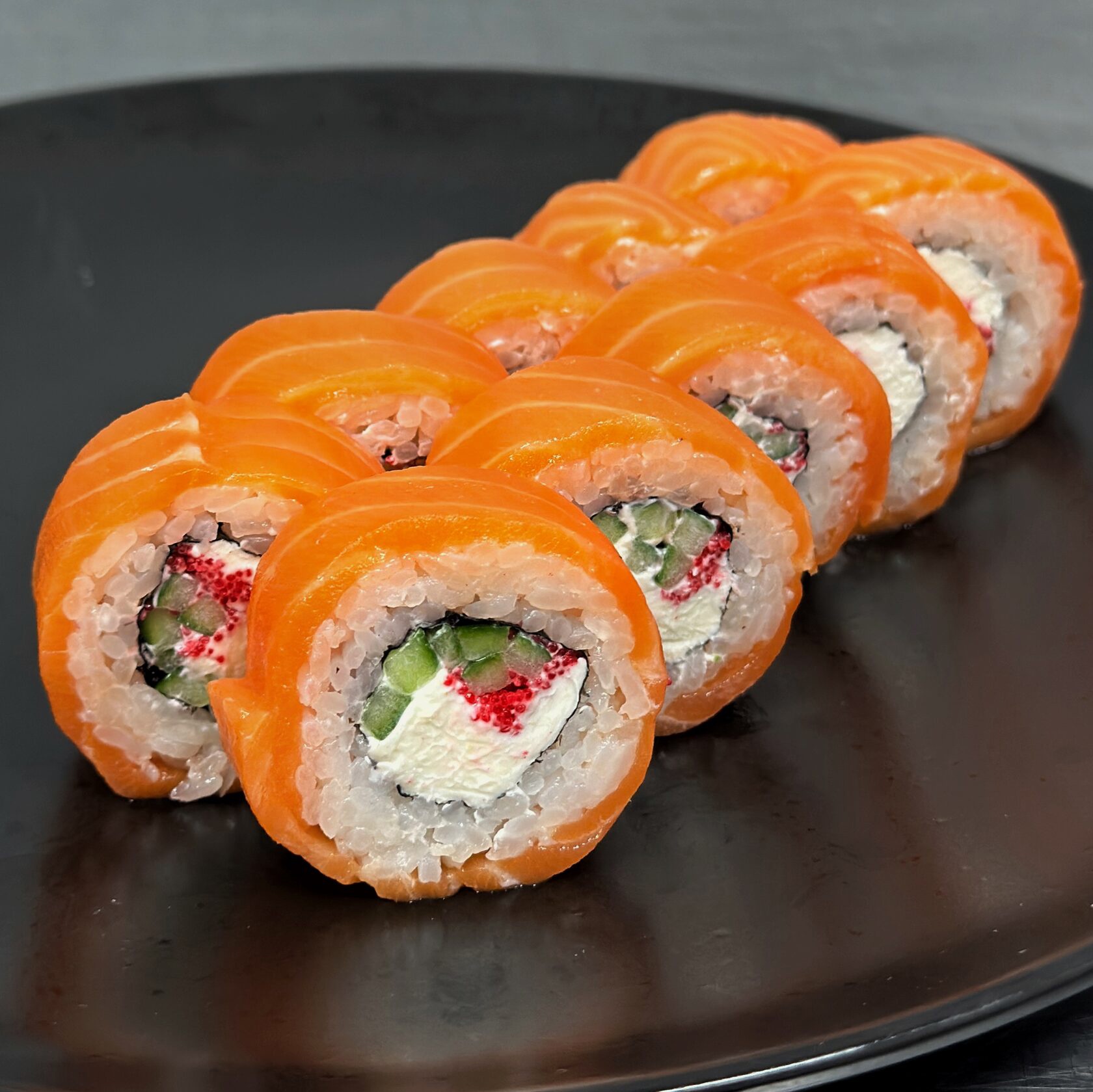 Филадельфия люкс с огурцом