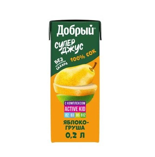 Сок Добрый Груша-яблоко