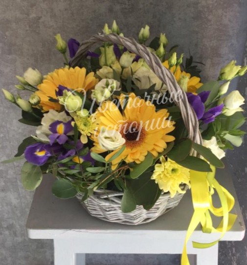 Композиция «Корзинка с солнцем»