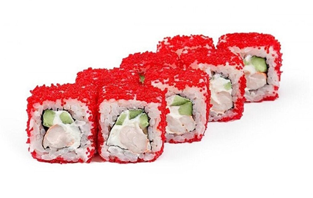 Ролл калифорния с креветкой