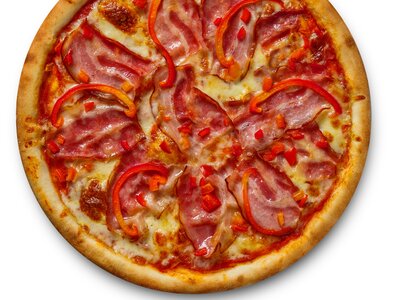 Пицца Карбонара средняя