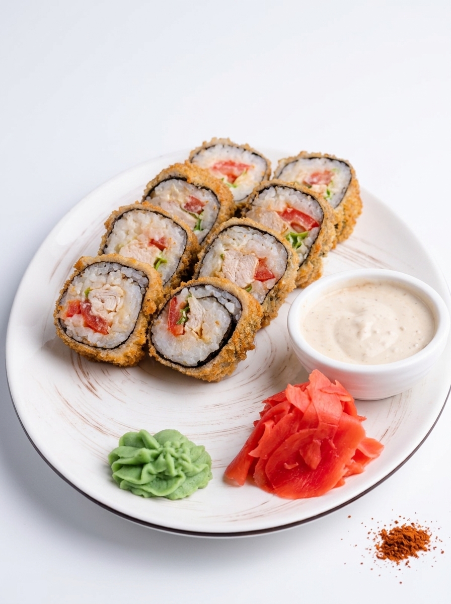 Ролл Цезарь с курицей