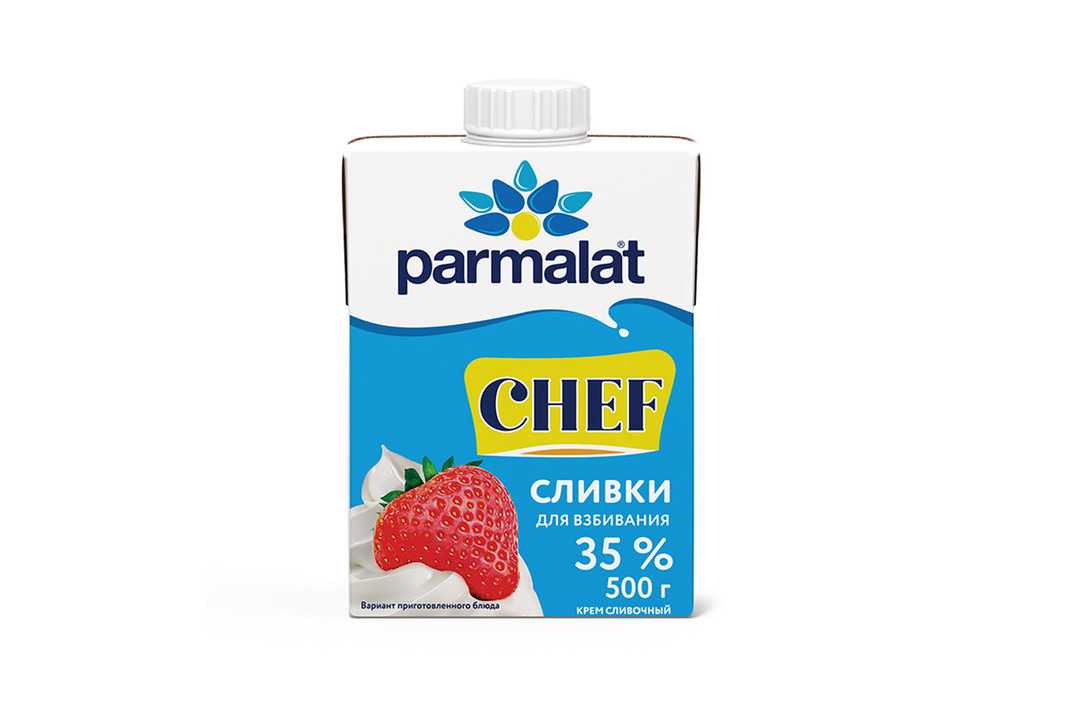 Сливки Parmalat ультрапастеризованные 35% 500 г