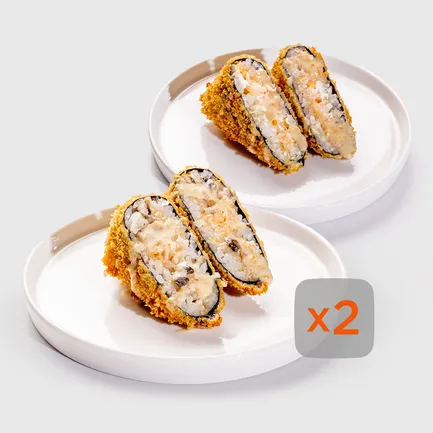 Сет онигири темпура