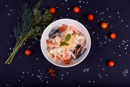 Паста с морепродуктами