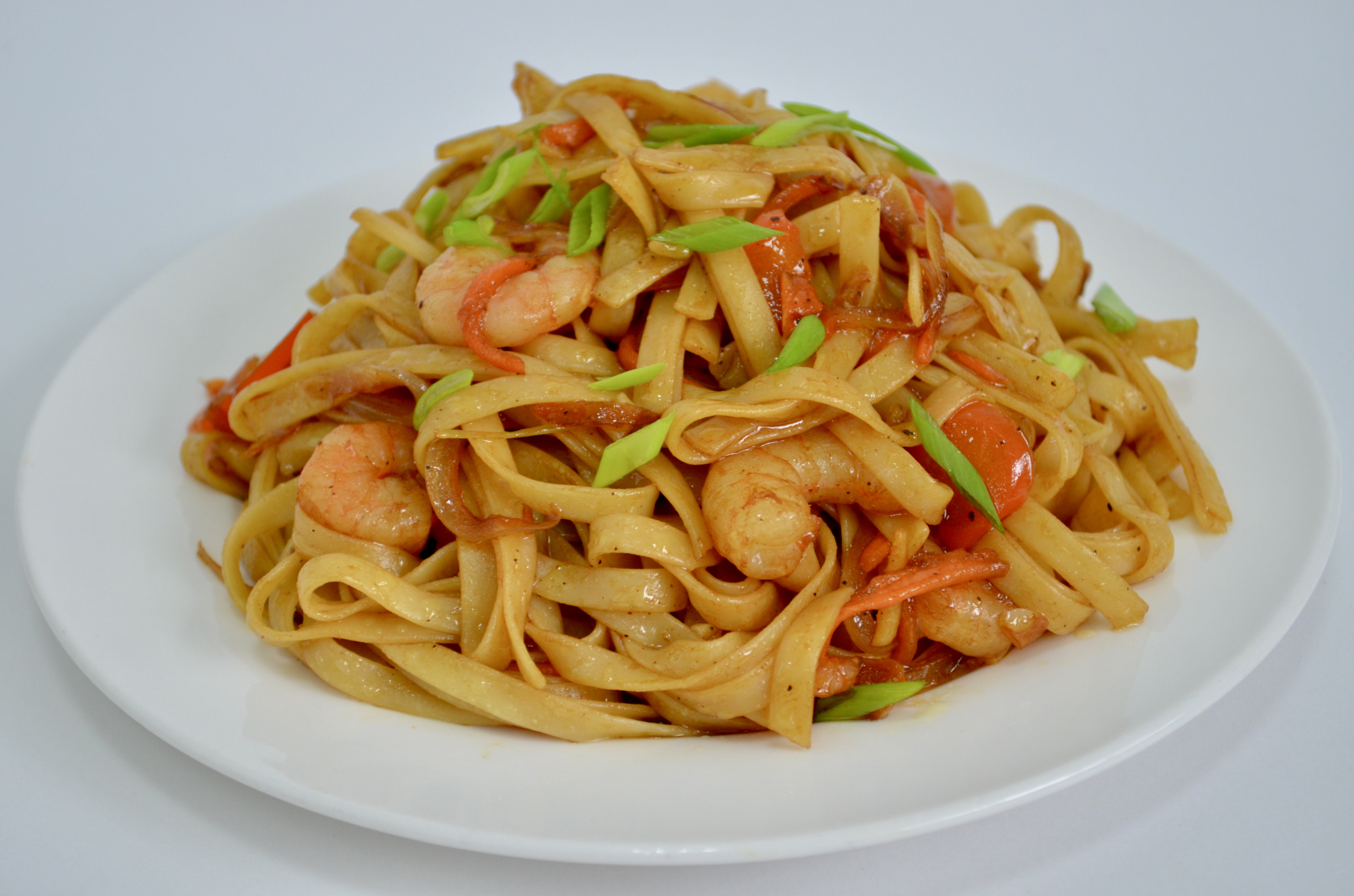 Лапша с морепродуктами