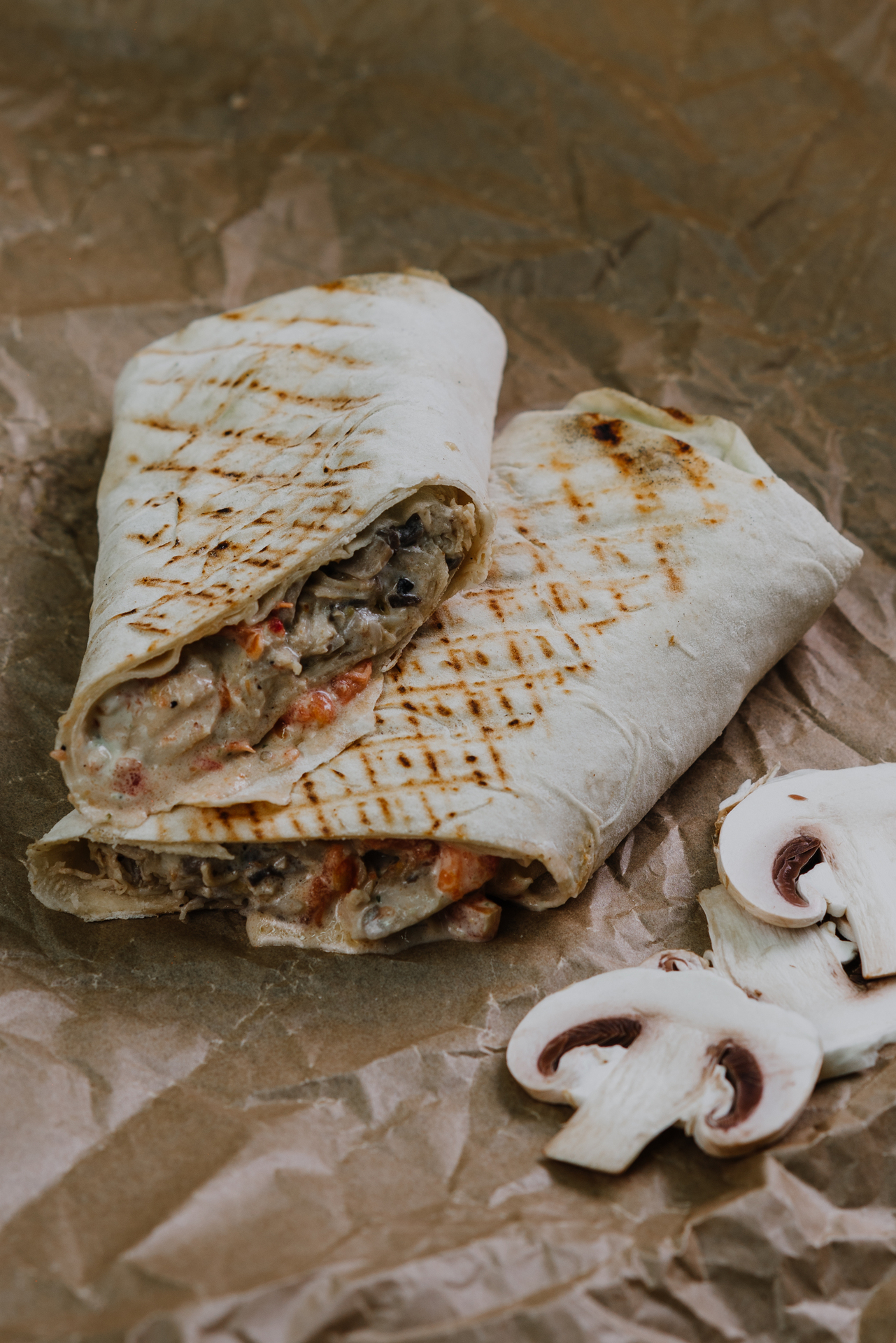 Шаурма Жюльен с курицой
