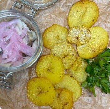 Сельдь с картофелем
