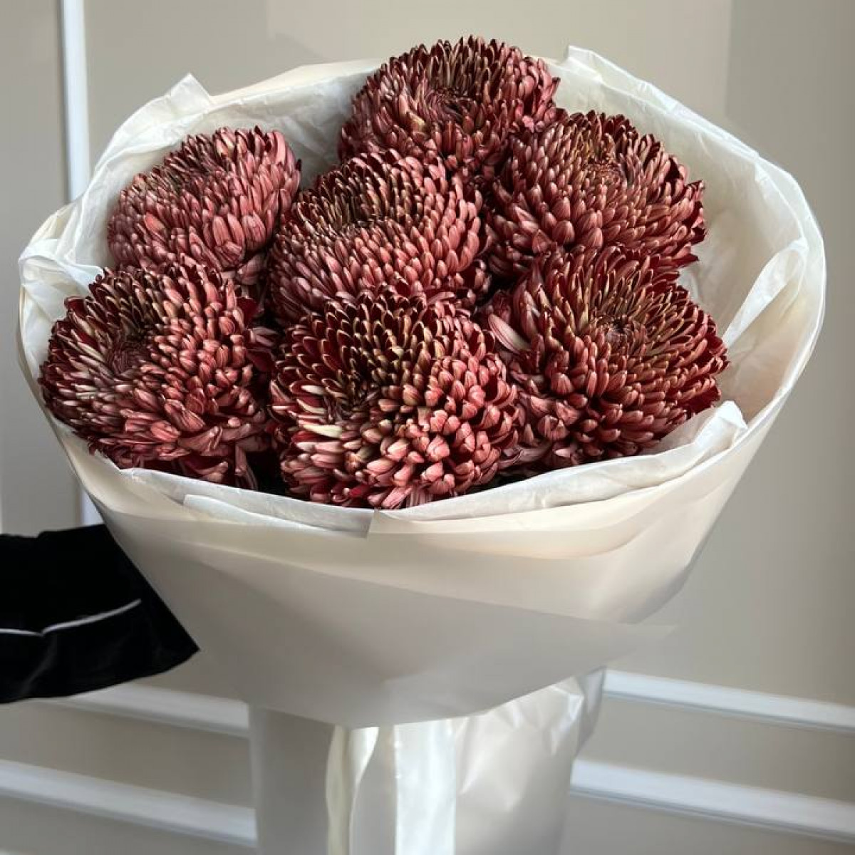 Моно букет из хризантем (предзаказ)