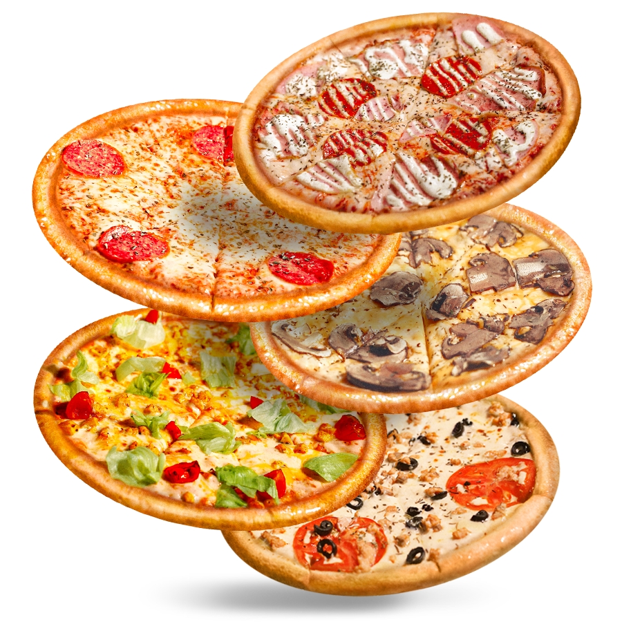 Пять пицц 30 см